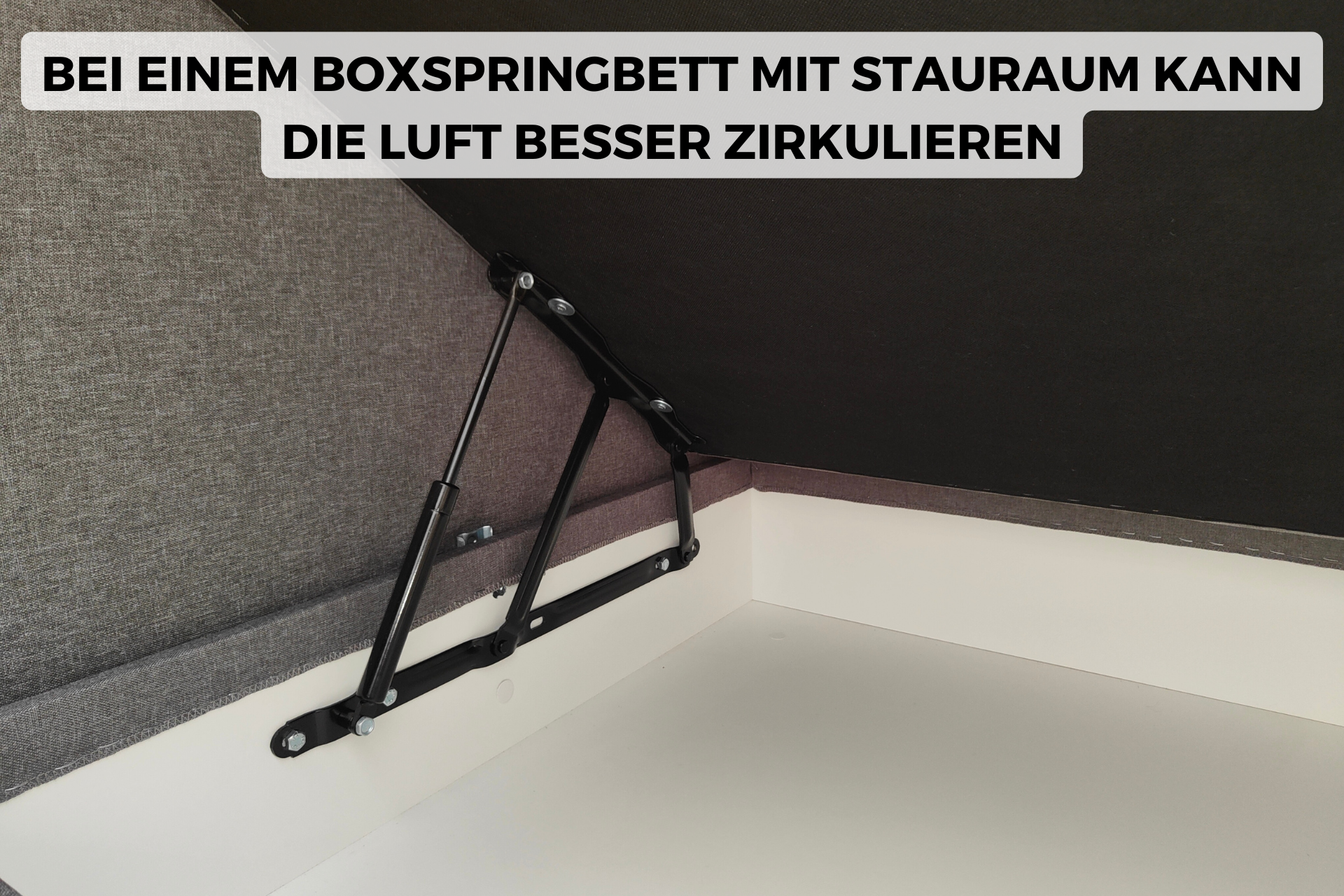 Luft zirkulieren Boxspringbett mit Stauraum